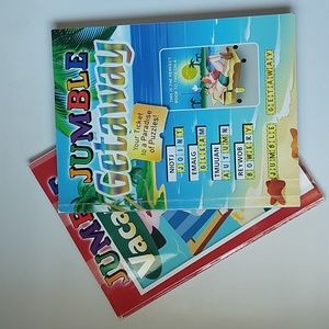 2 Jumble brainteaser books, GUC